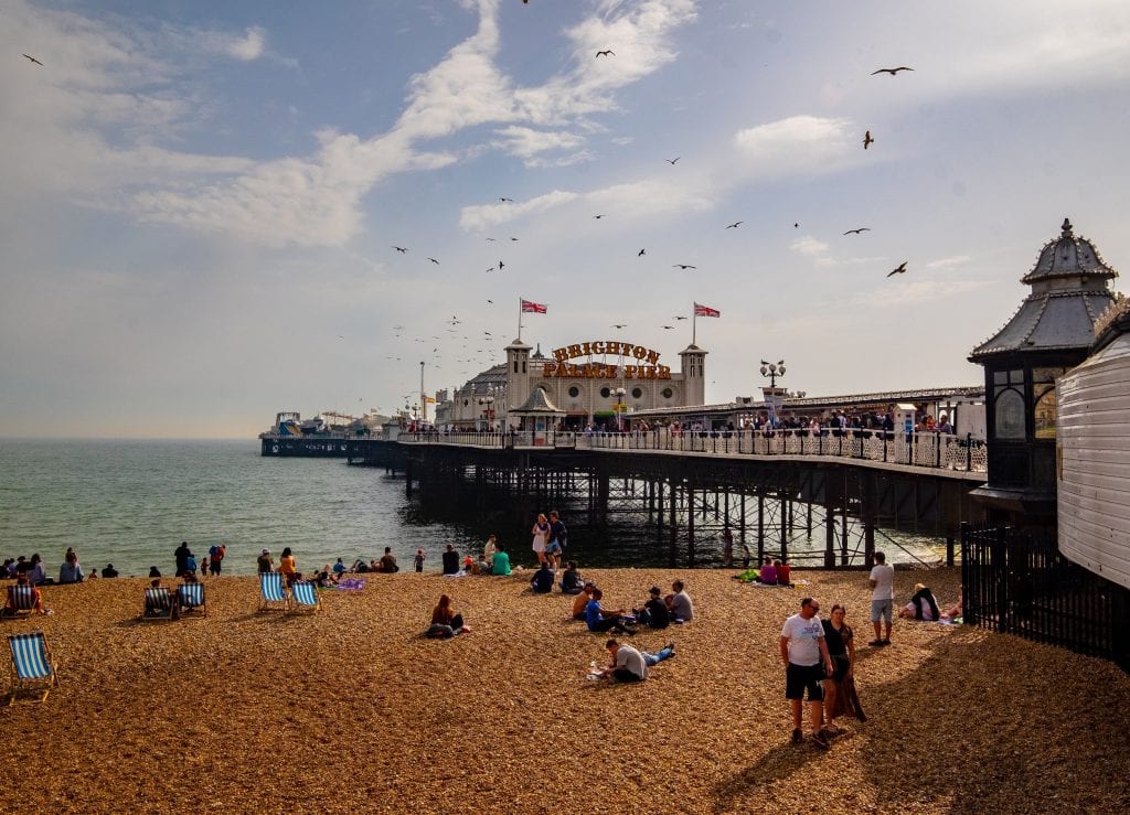 Brighton Palace Pier from the shore