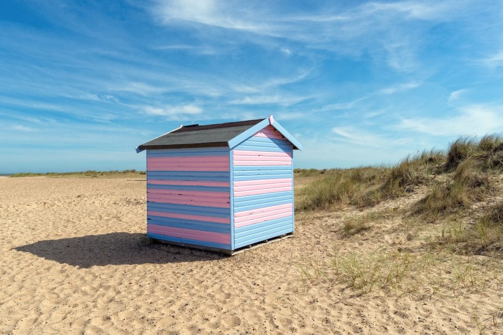 Beach hut in Great Yarmouth