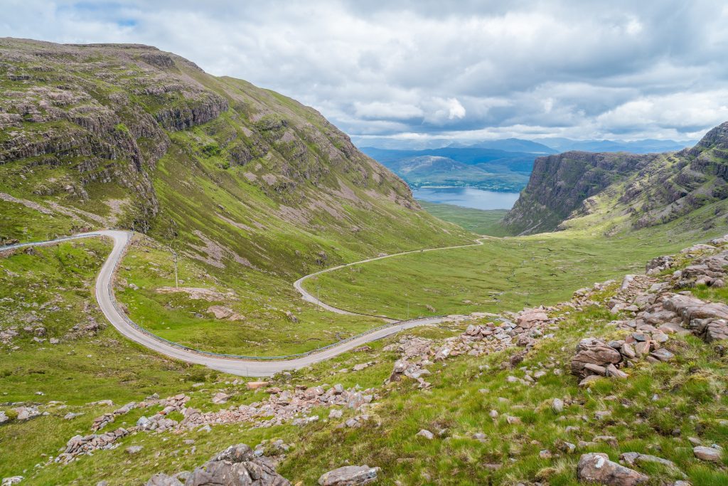 Bealach na Ba viewpoint, in Applecross