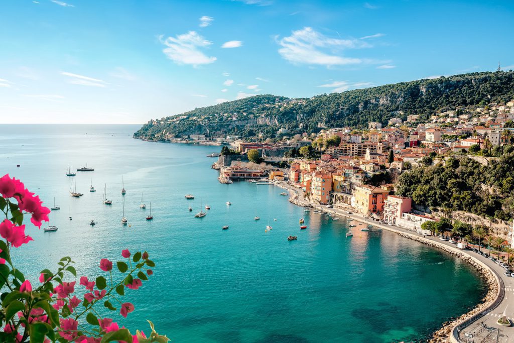 the bay of the french Riviera