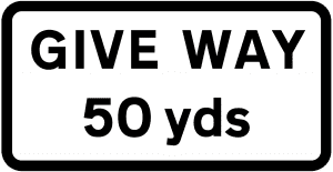 give way road sign